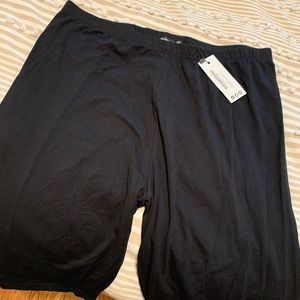 Plus size biker shorts